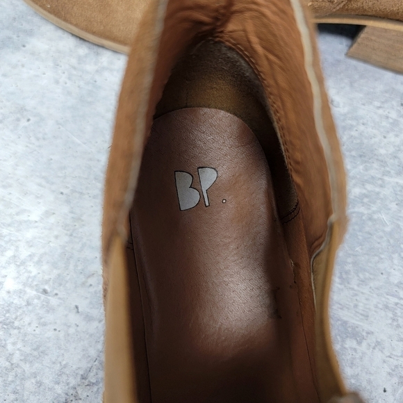 BP | Tan Suede Slip-On Ankle Booties Size 9 - Picture 10 of 10